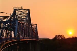 The gorgeous bridge in La Crosse- where you'll find plenty of things to do for outdoor lovers and our exquisite Wisconsin Bed and Breakfast